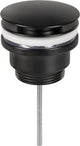 Bouchon de vidange design Differnz noir mat