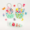 Gear2play décoden magic - mini : kawaii mignon - ensemble de pendentifs pour sac - colle gonflée, perles et breloques