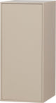 Vtwonen armoire quotidienne simple - bois de pin - gris dakargrau - 110x50x58 cm