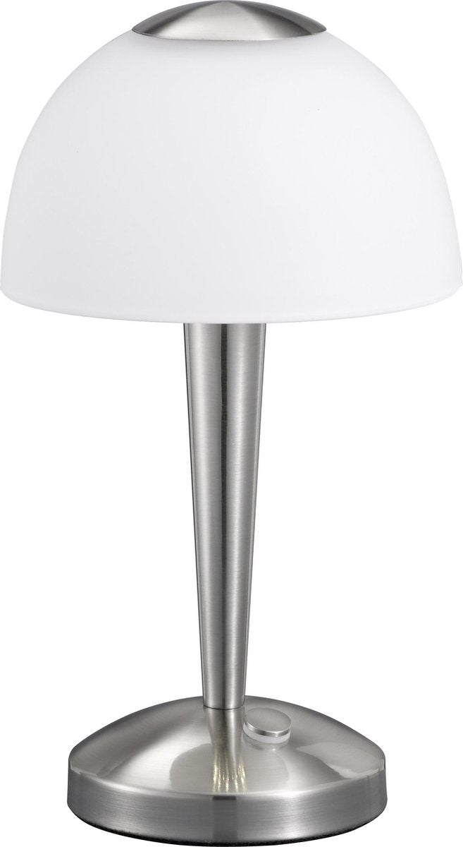 Trio ventura - lampe de table - nickel mat - incl. 1x CMS 4w