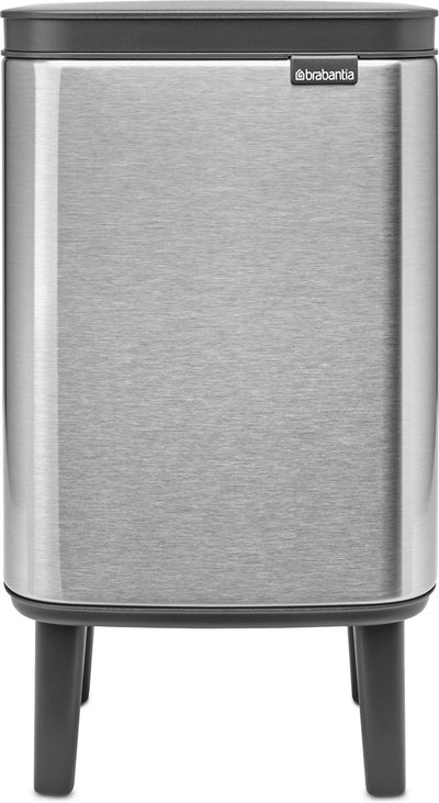 Brabantia bo hi poubelle - 4 litres - salle de bain - acier mat résistant aux empreintes digitales