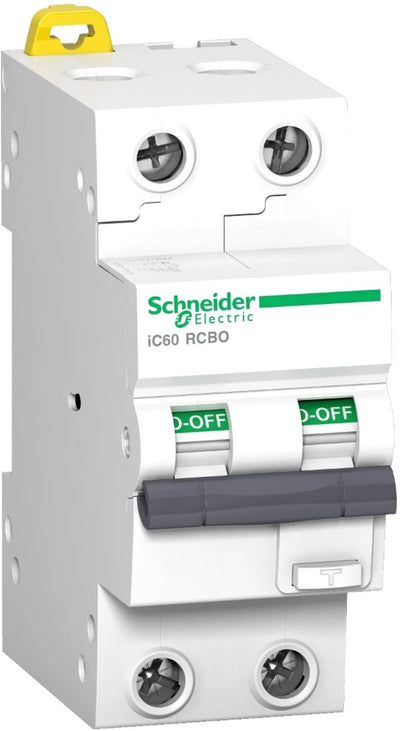 Schneider electric acti9 ic60 disjoncteur différentiel 2p 10a 30ma caractéristique c 10ka