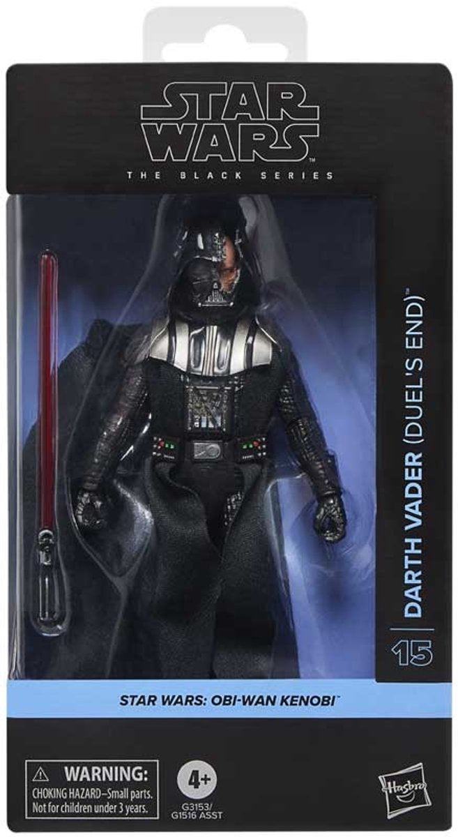 Figurine d'action Star Wars Hasbro Dark Vador, jouets de fin de duels.