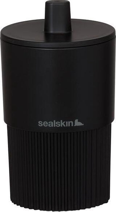 Sealskin brave - boîte de rangement avec couvercle - pot de conservation - autoportant - noir