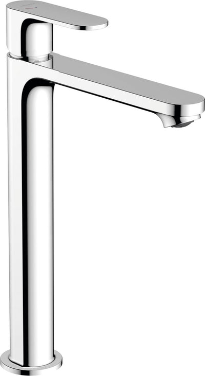 Hansgrohe rebris s - mitigeur de lavabo - commande à levier unique - démarrage à froid à économie d'énergie - sans vidage - taille 240 mm - chrome