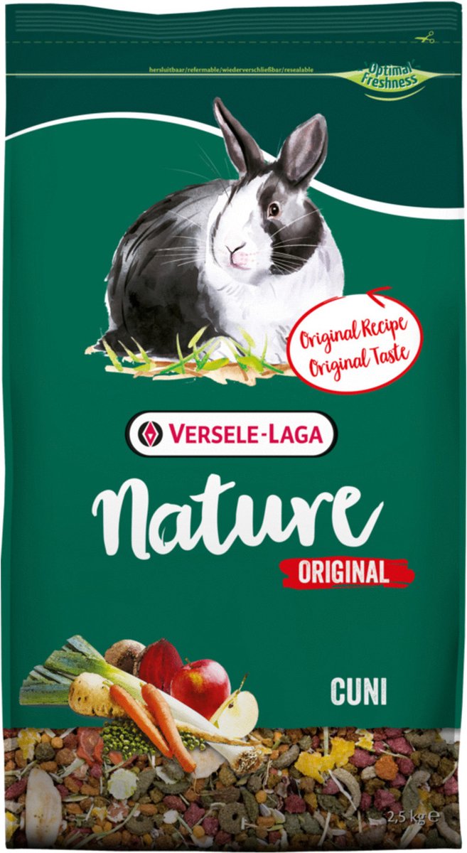 Versele-laga nature original cuni - nourriture pour lapin - 9 kg