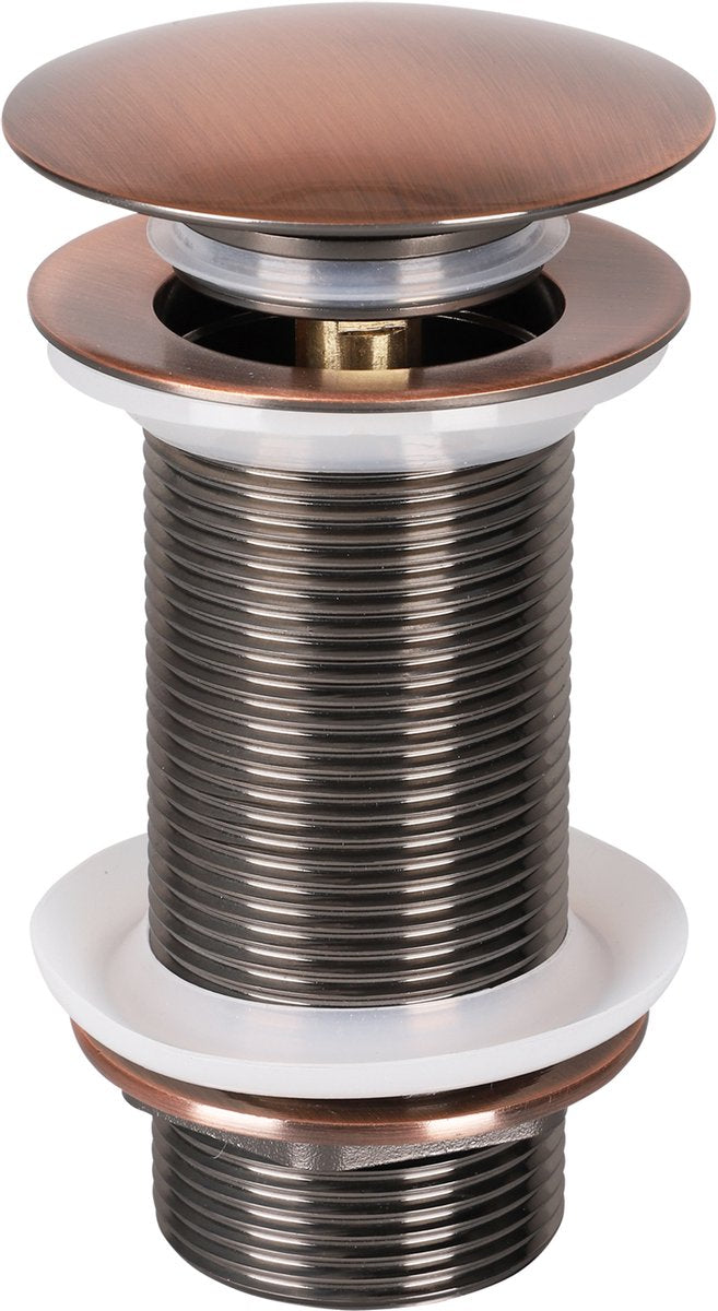 Differnz bouchon de vidange pour lavabo pop up design 9,8 cm cuivre