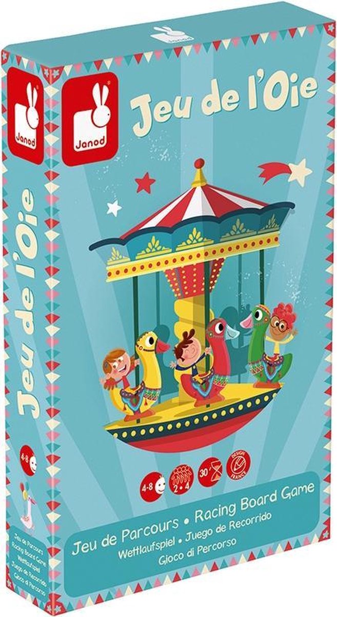 Janod - jeu - carrousel de planches d'oie