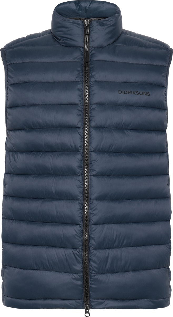 Didriksons marino usx vest veste d'extérieur unisexe - bleu endormi