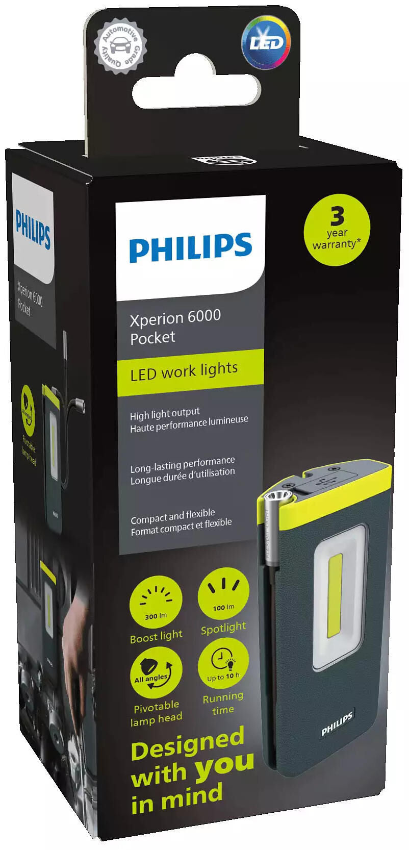 Lampes de poche Philips xperion 6000 lampes de poche xperi. 6000 poches