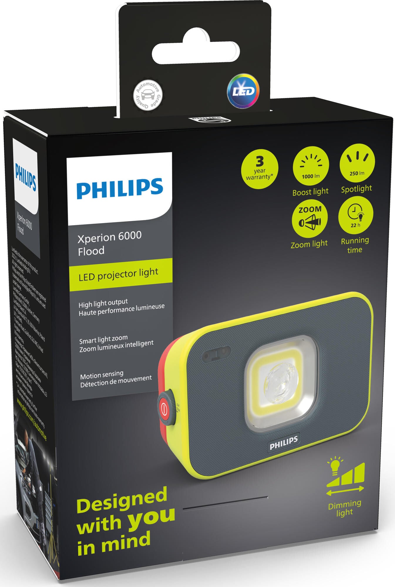 Lampe de travail Philips xperion 6000 poignée. XPerion 6000 inondation