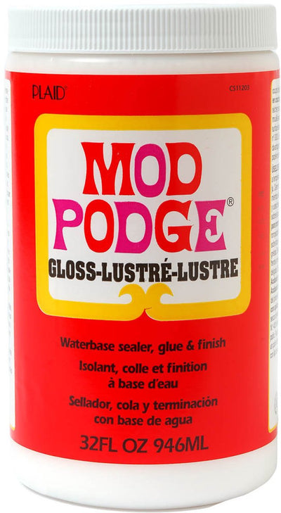 Mod podge gloss - vernis colle et scellant en un - brillant - 946 ml