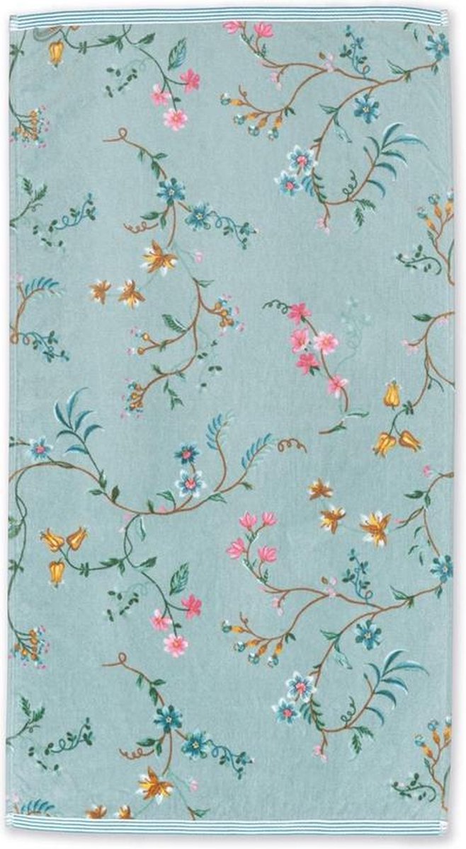 Pip studio serviette de bain les fleurs - bleu