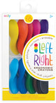 Ooly - gauche-droite - crayons ergonomiques - 10 couleurs