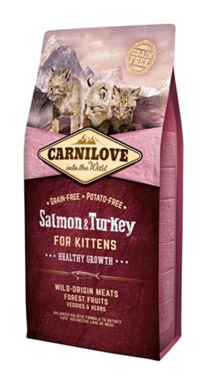 Chaton de dinde à saumon carnilove