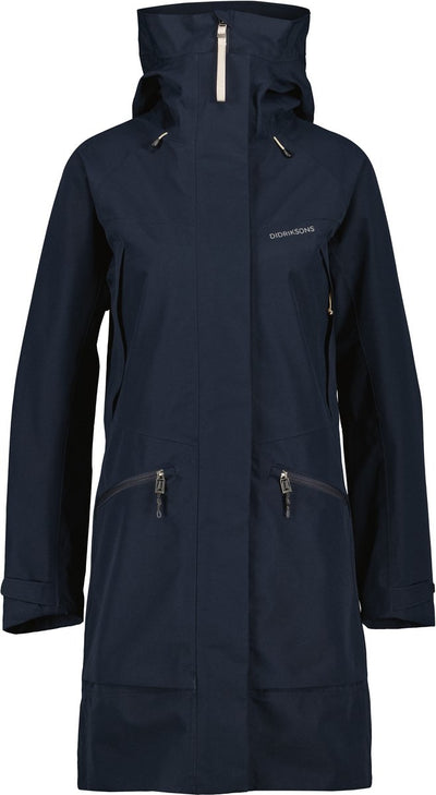 Didriksons veste outdoor femme ilma wns parka 8 - bleu nuit foncé