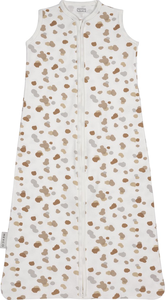 Gigoteuse d'été bébé taches Meyco - neutre - 70 cm - 0,3 tog
