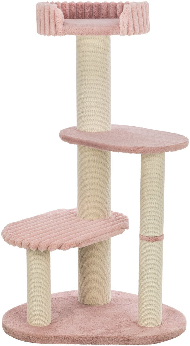 Trixie arbre à chat lonni - velours côtelé en peluche, emballage en jute - 75x55x132 cm