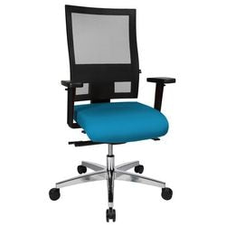 Chaise de bureau topstar sitness 60 bleu noir maille