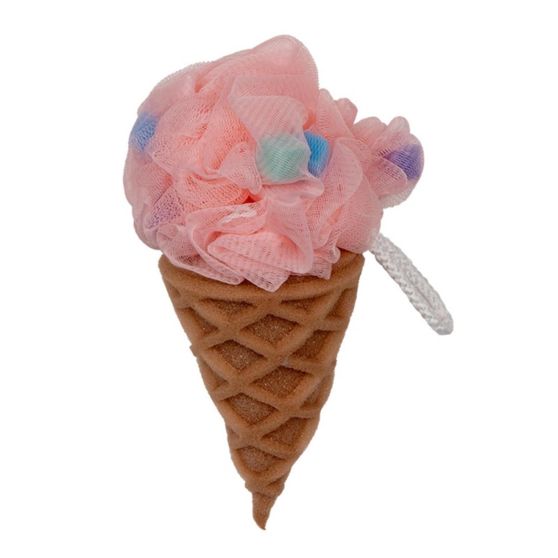 Clayre eef éponge de bain glace ø10x20cm