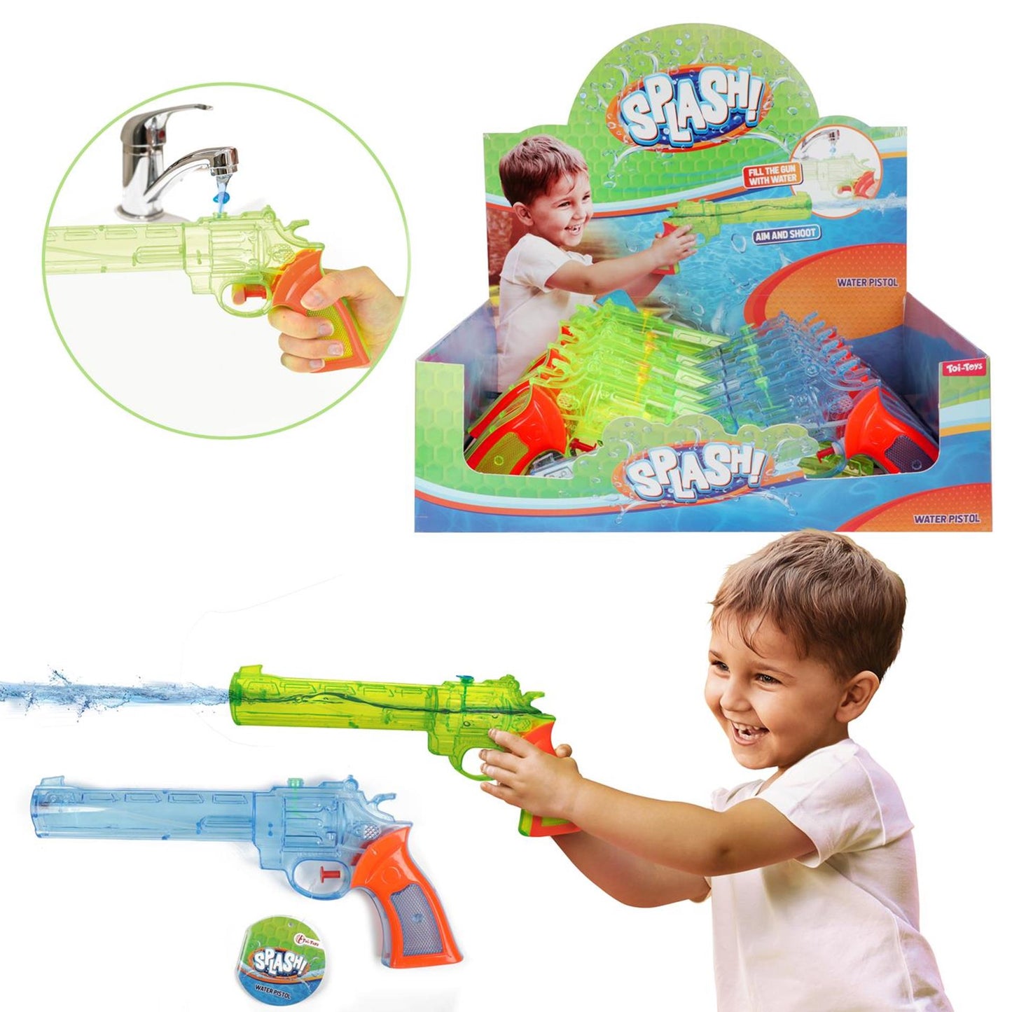 Pistolet à eau cowboy à éclaboussure