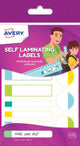 Etiquette plastifiée Avery assortie - 24 étiquettes