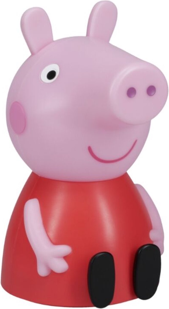 Paladone Lampe figurine Peppa Pig avec son – Veilleuse pour bébé sous licence officielle, accessoires de décoration pour chambre d'enfant –