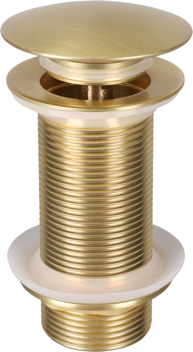 Differnz bouchon de vidange pour lavabo pop up design 9,8 cm or