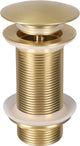 Differnz bouchon de vidange pour lavabo pop up design 9,8 cm or