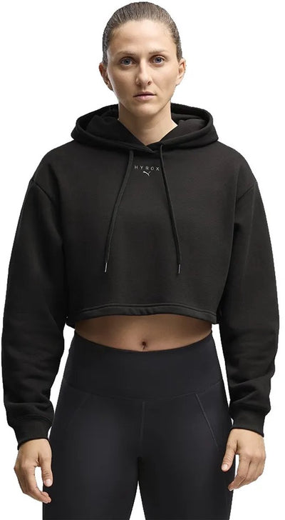 Puma x hyrox sweat à capuche poids lourd noir xl femme