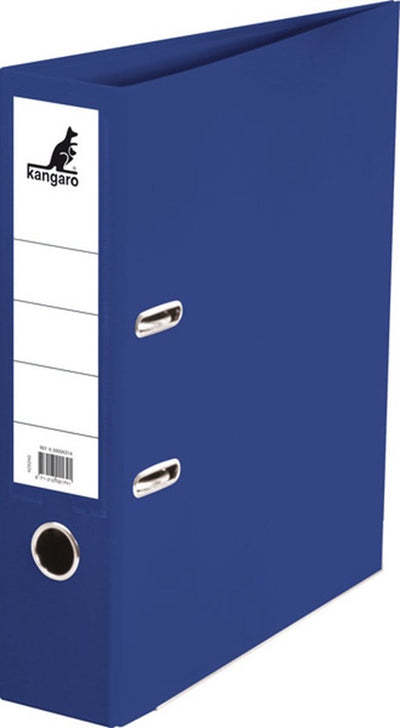 Classeur Kangaro - a4 - 2 anneaux - bleu - largeur dos 75mm - k-3000k134