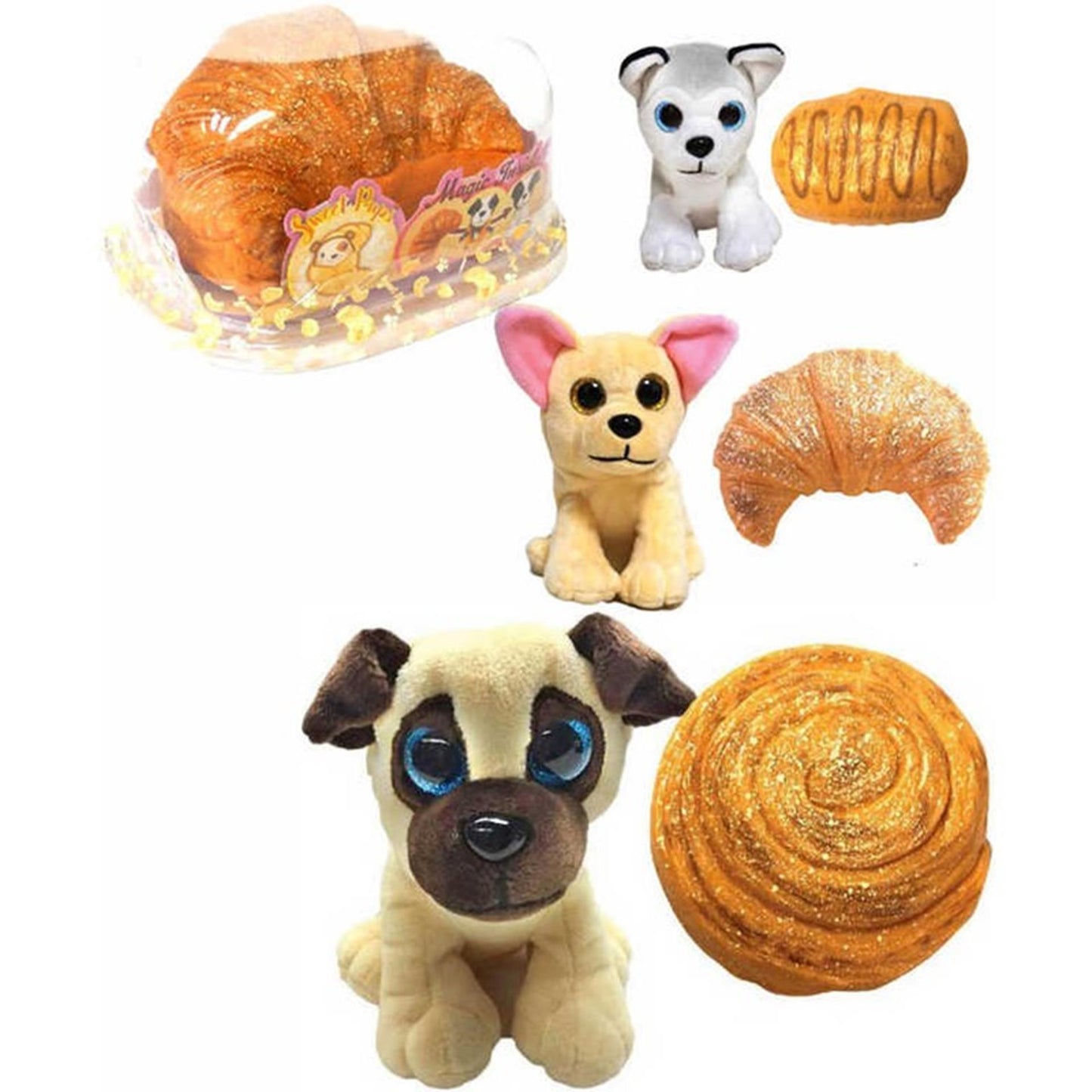 Doudou 2 en 1 Sweet Puppies 13 cm
