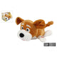 Peluche chien roulant avec son 28cm