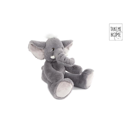 Take me home peluche éléphant s gris 22cm