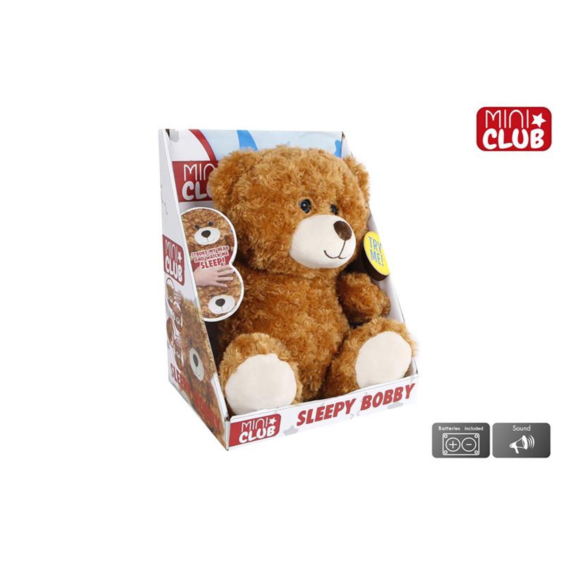 Mini club interactif ours sleepy bobby 34cm