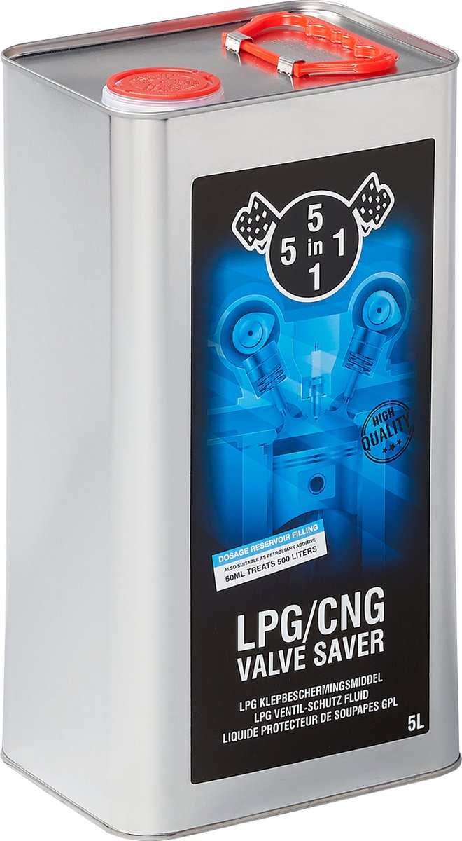 Lubrifiant pour valve GPL 5en1 5 litres