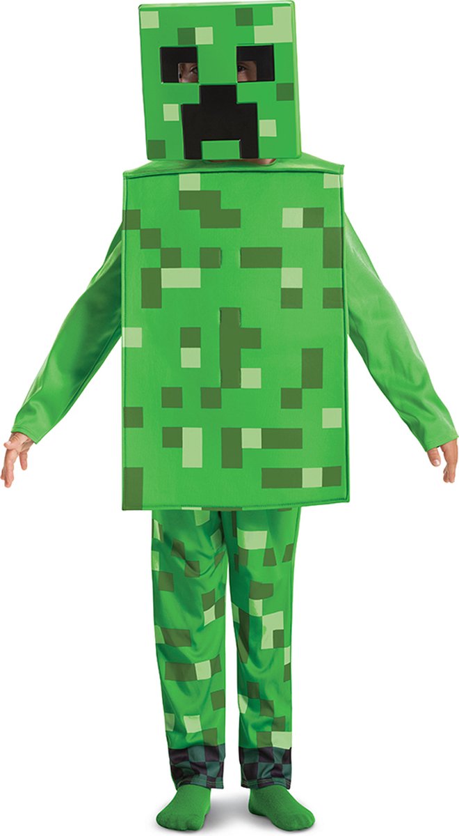 Déguisement minecraft (mojang), déguisement de creeper, taille xs (3-4 ans), garçon