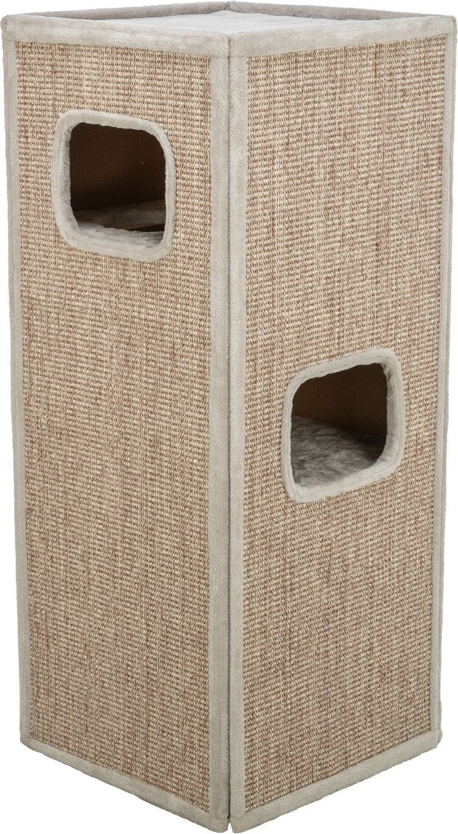 Trixie - griffoir tour pour chat juno - gris - 116 cm