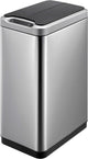 Eko - poubelle à capteur fantôme 30 litres - plastique inox - acier inoxydable mat, noir - poubelle