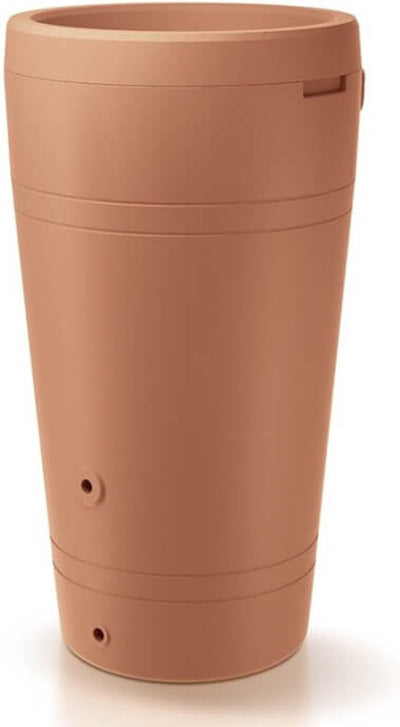 Réservoir de récupération d'eau de pluie Waterform - capacité de 230 l - finition couleur brique tube diempi