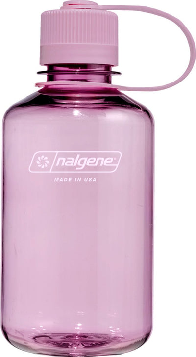 Nalgene - bouteille à goulot étroit - gourde - bouteille d'eau - étanche - 500 ml - sans bpa - sustain - fleur de cerisier