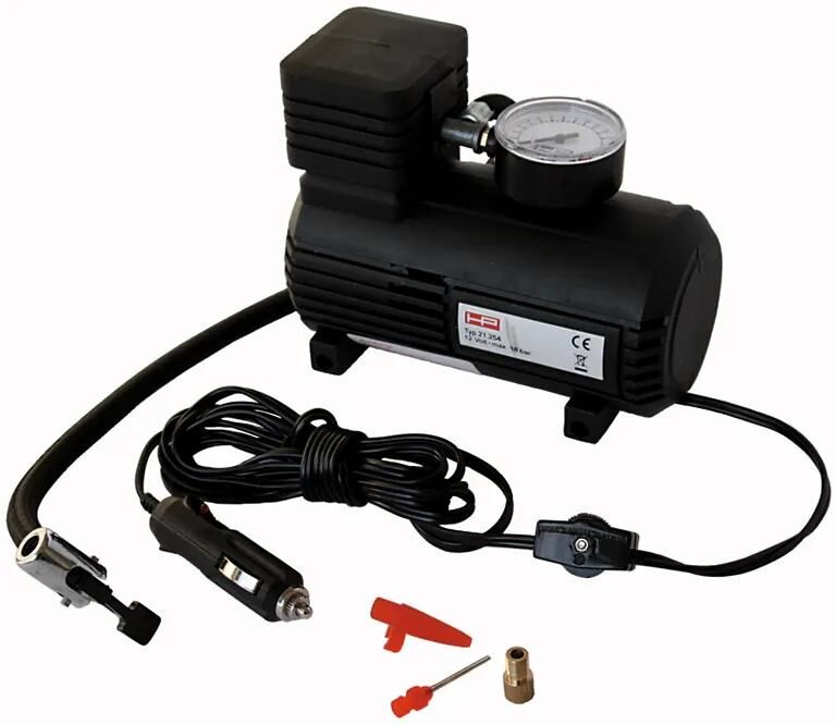 Compresseur d'air HP 12v 18bar avec 3 adaptateurs adortisants