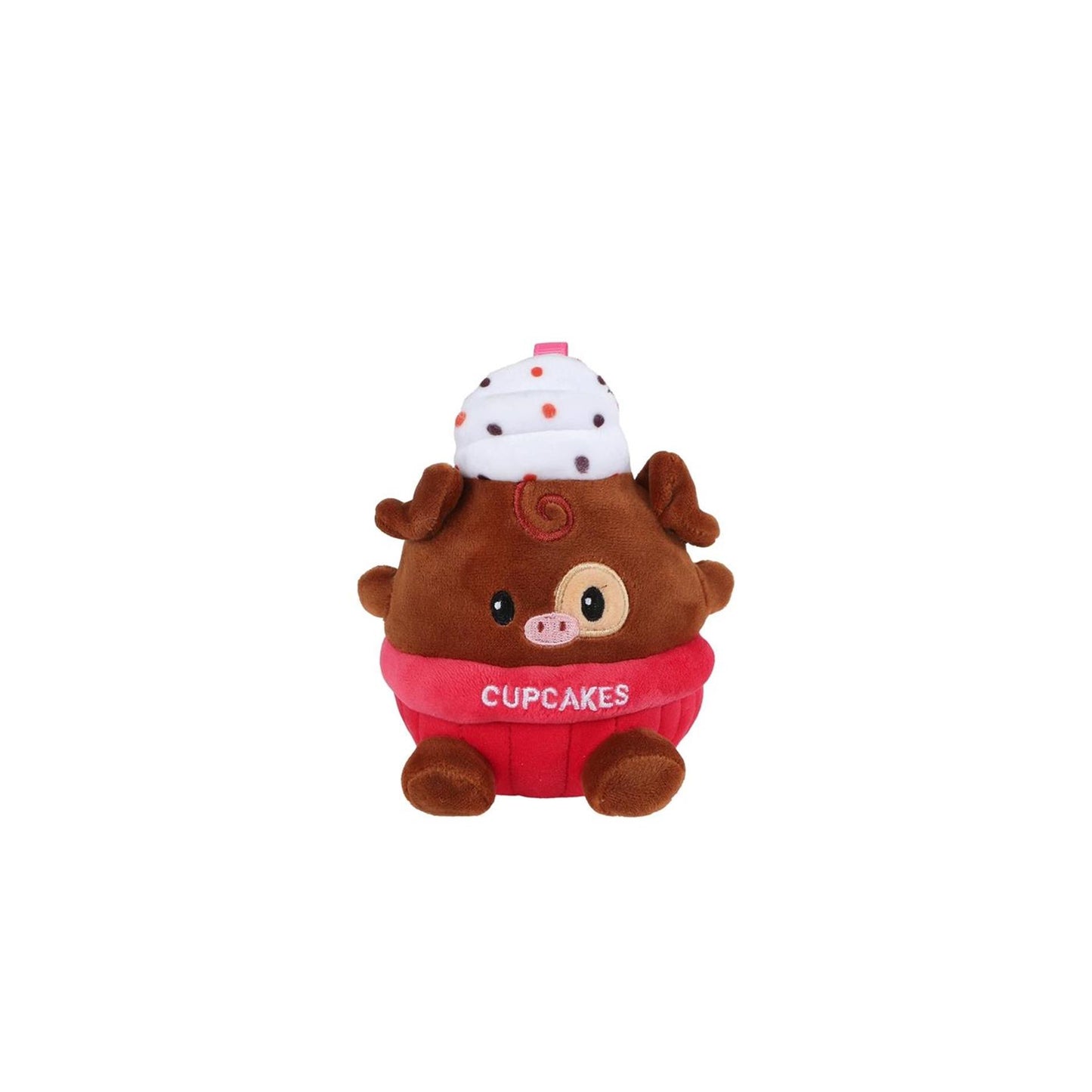 Menu moelleux cupcake ours 2ânes 14cm