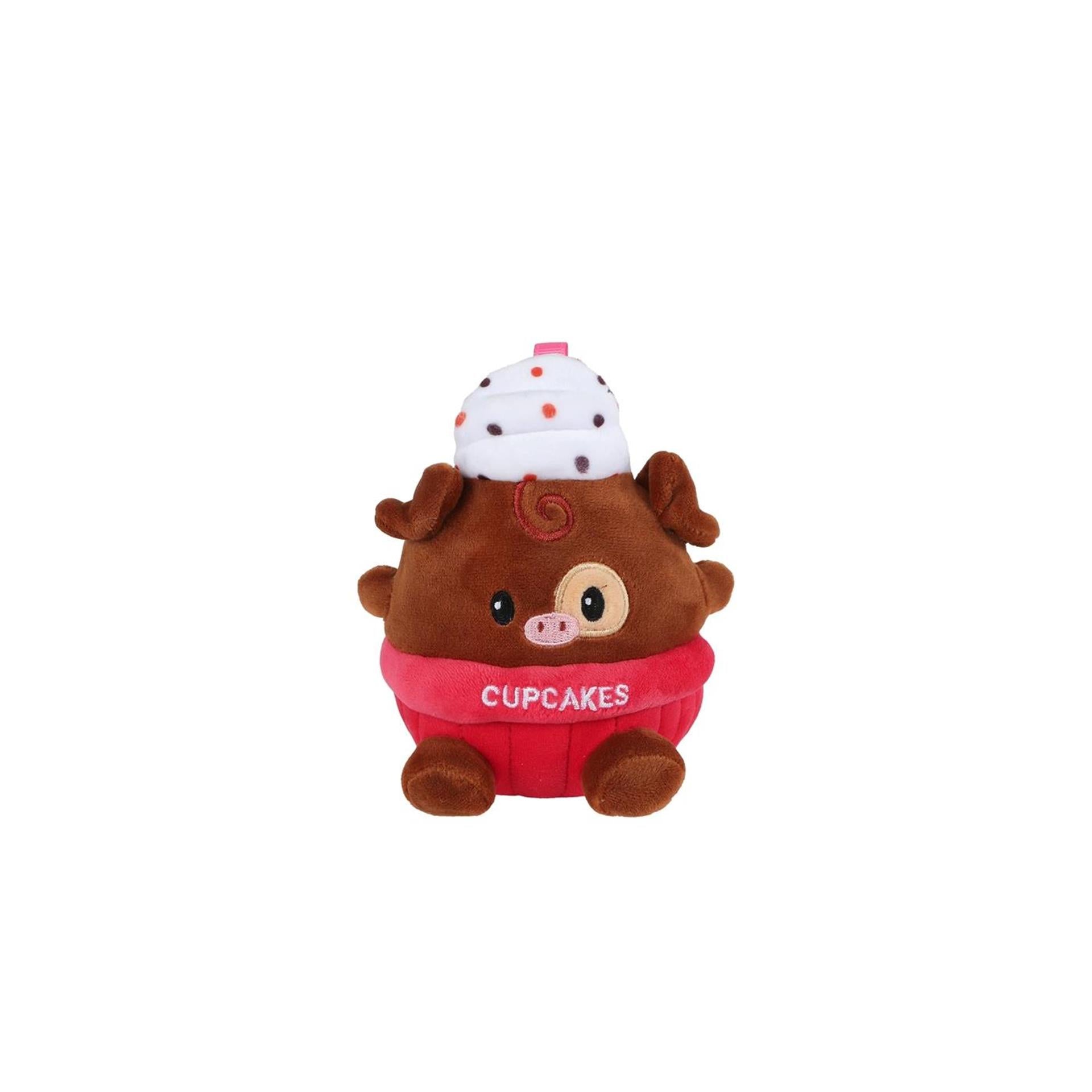 Menu moelleux cupcake ours 2ânes 14cm