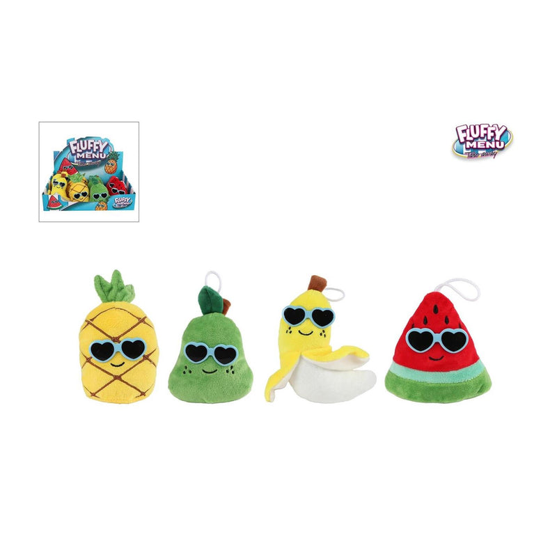 Peluche Menu Fluffy Fruit avec Lunettes de Soleil - 6cm