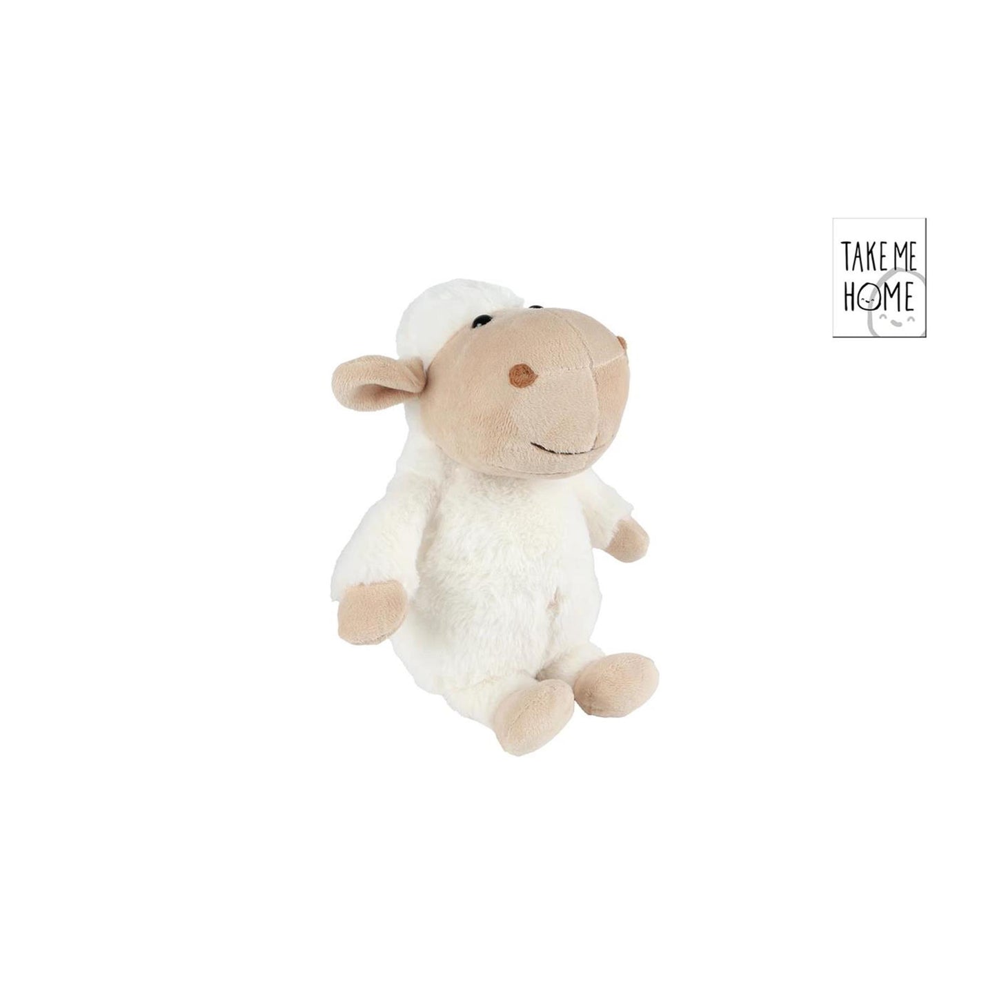Peluche mouton Take me home assis 22cm