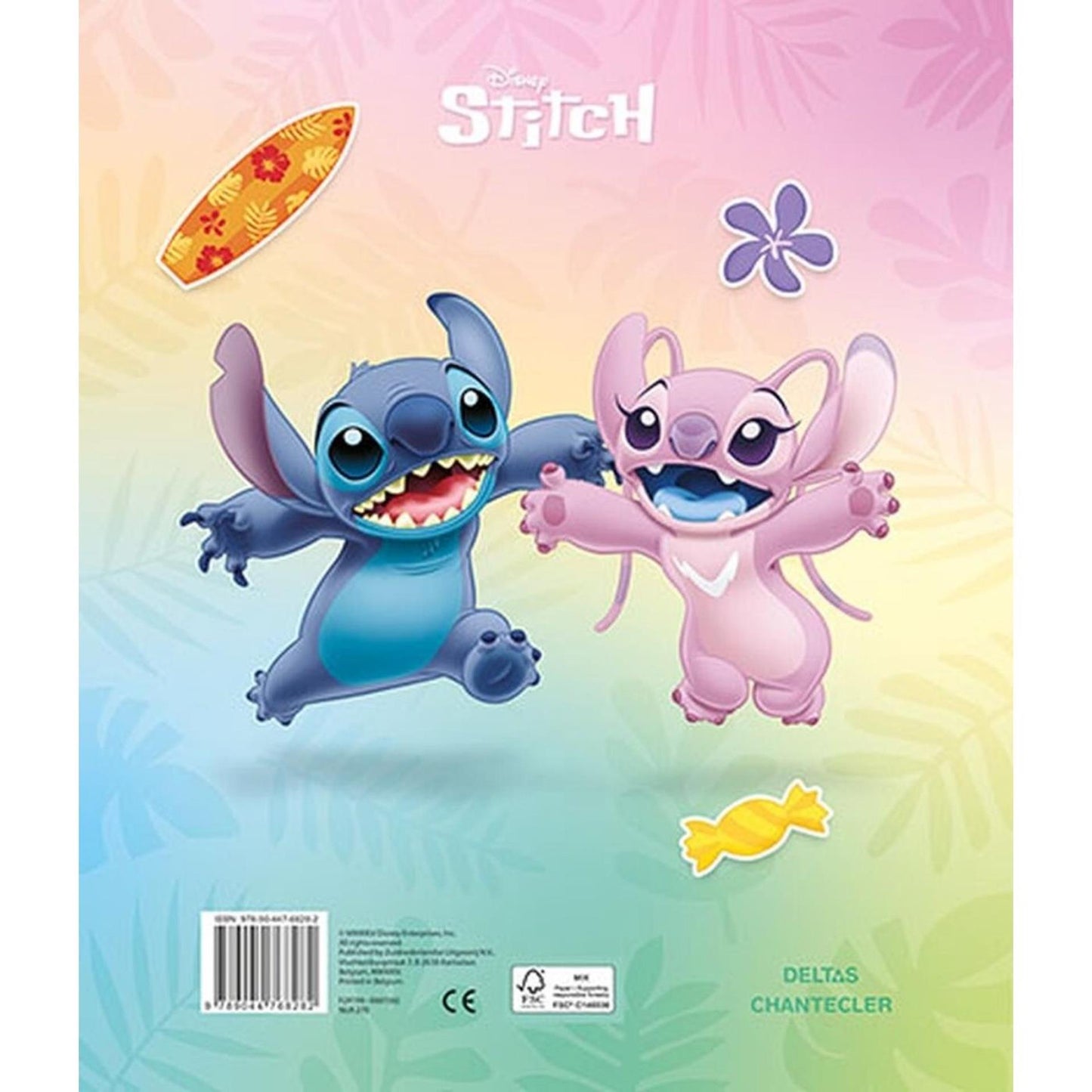 Défilé de livres d'autocollants Stitch Disney Deltas