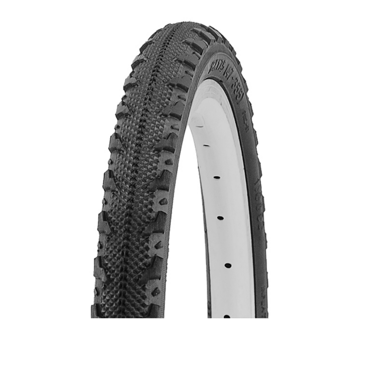 Tire hakuba, noir sans réflexion. 16x1,75, Etro 47-305