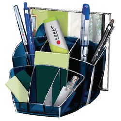 Organisateur de bureau office depot 93x158mm bleu nuit