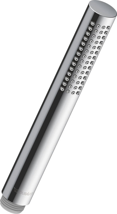 Douchette Duravit 1 position débit négatif - pomme de douche - économie d'eau - easyclean - chrome brillant
